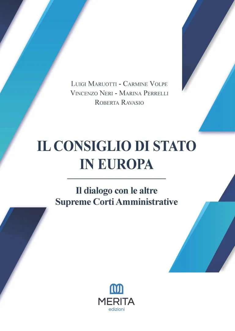 Copertina del volume “Il Consiglio di Stato in Europa”