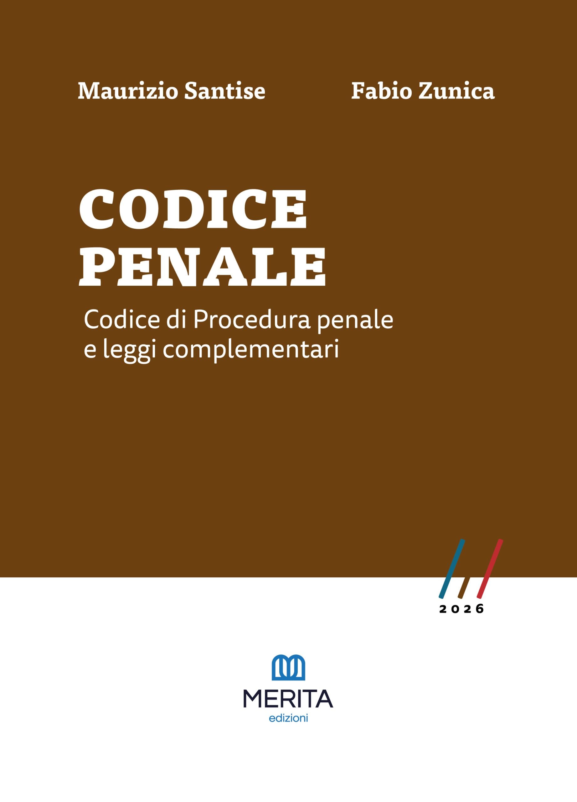 Copertina del volume Codice penale 2026 di Maurizio Santise