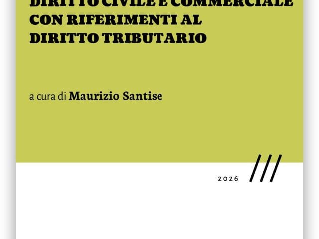 Copertina del libro Coordinate di Diritto civile e commerciale. Con profili di Diritto tributario